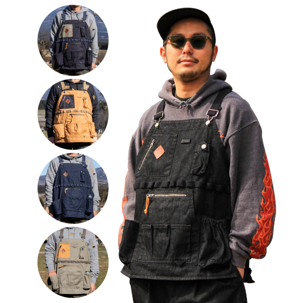 自然大好き！ニッチ・リッチ・キャッチ ジーアールエヌアウトドア grn outdoor 【セール】grn outdoor HIASOBI CAMPER  VEST GO0218Q 焚き火 ウェア